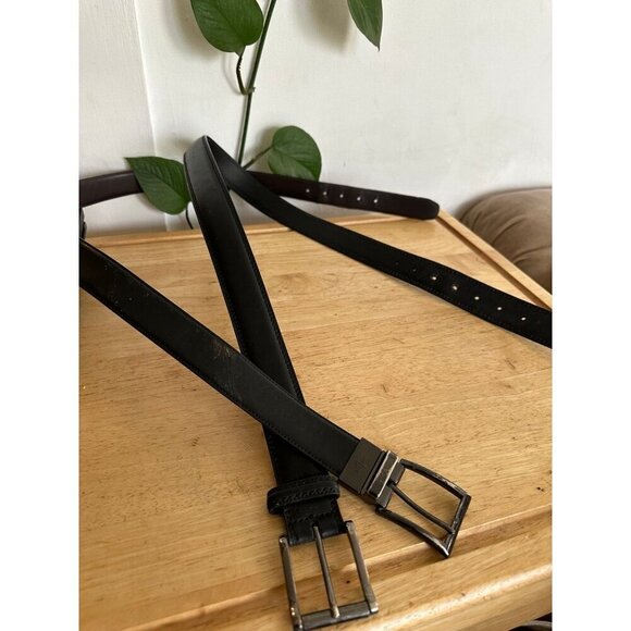 Men’s size 36/38 Black Belts - Picture 1 of 8
